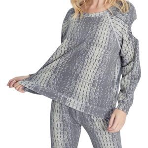 WILDFOX | Wildfox comfy sweatshirt Wetlands Sommers alligator print NWT size L